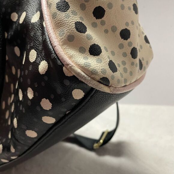 Betsey Johnson Diaper Bag Large Baby Tote Flap Over Polka Dot - Picture 12 of 15